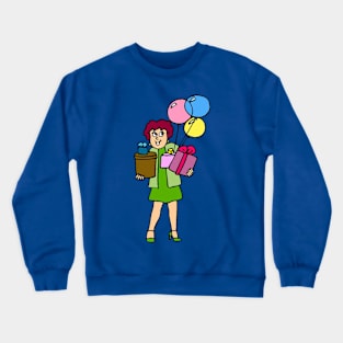 I'm Just Here For The Party Crewneck Sweatshirt